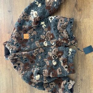 Louis Vuitton Multicolor Textured Bomber Jacket